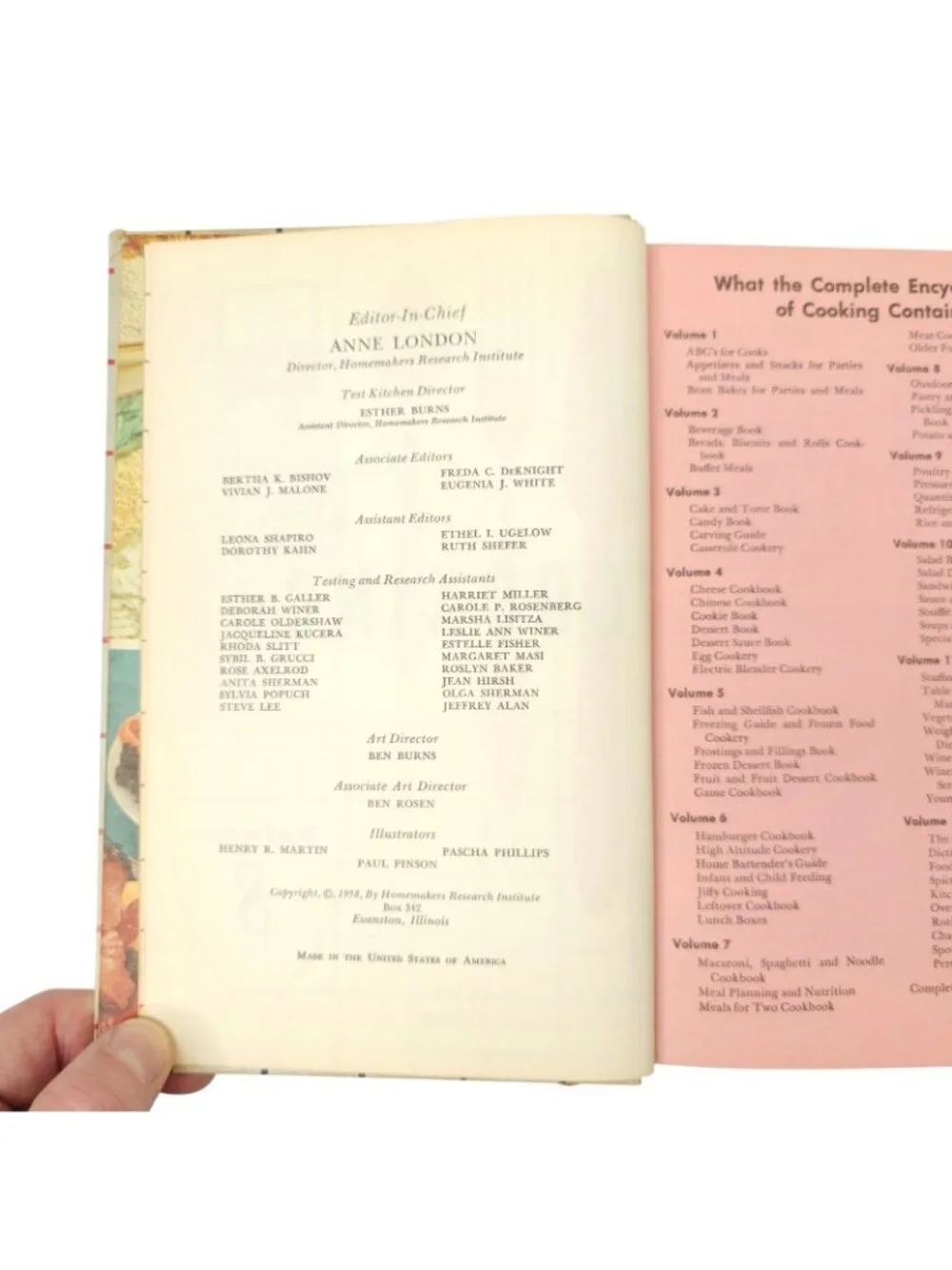Mary Margaret McBride Encyclopedia of Cooking Volume 8 Vintage 1958 Cookbook HC